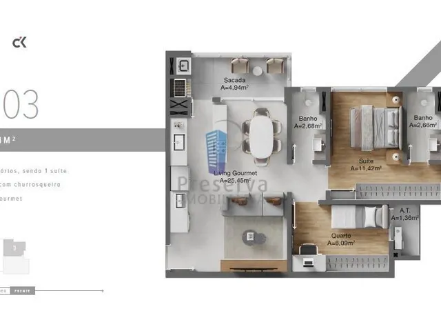 Imagem 5: Apartamento À Venda no Bairro Dom Bosco - Itajaí/Sc