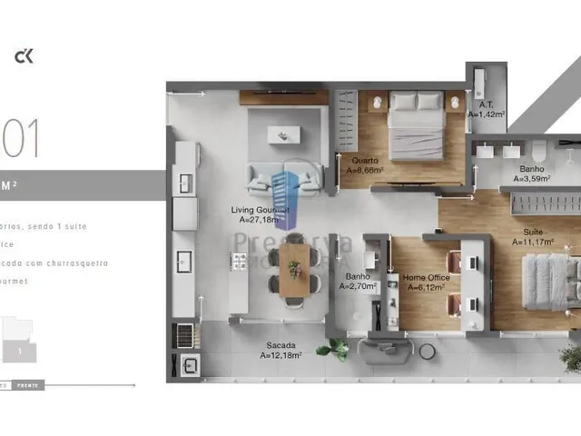 Imagem 8: Apartamento À Venda no Bairro Dom Bosco - Itajaí/Sc