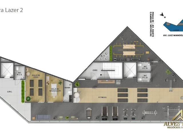 Imagem 3: Apartamento 3 e 4 Quartos Alto Padrão À Venda no Bairro Jardim Camburi - Vitória/Es