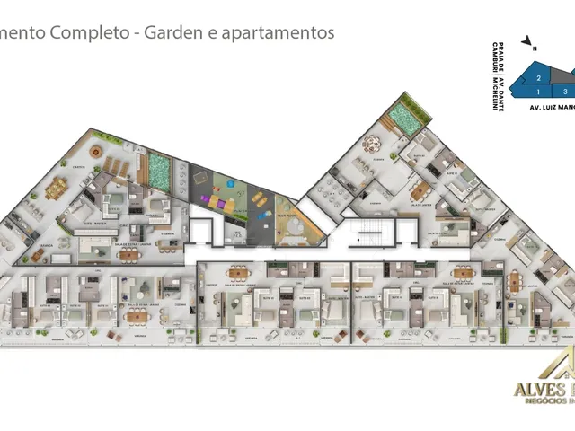 Imagem 7: Apartamento 3 e 4 Quartos Alto Padrão À Venda no Bairro Jardim Camburi - Vitória/Es