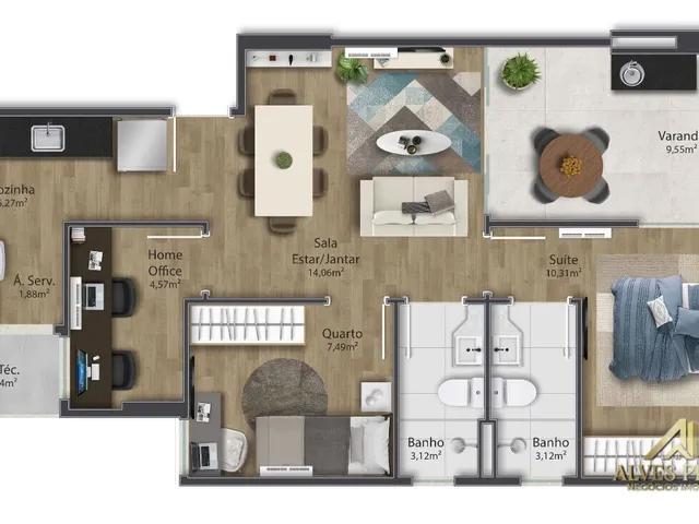 Imagem 13: Lançamento Apartamento Alto Padrão em Praia de Itaparica Vila Velha Es