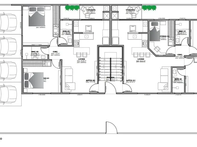 Imagem 2: Apartamento à venda no bairro Itajuba - Barra Velha/SC