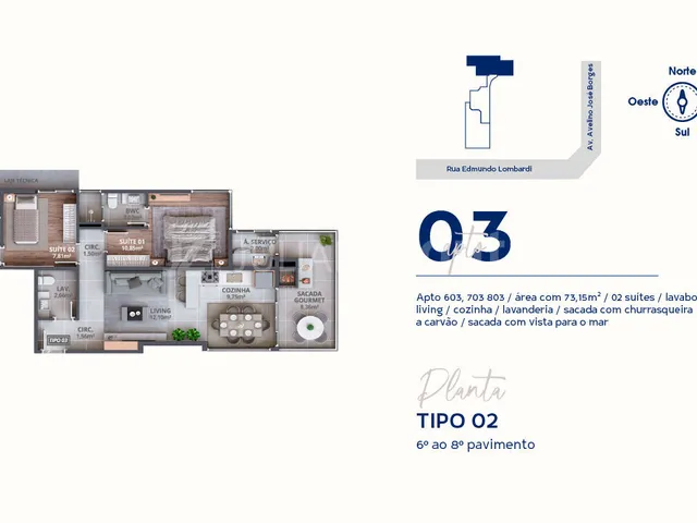 Imagem 8: Apartamento à venda no bairro Tabuleiro - Barra Velha/SC