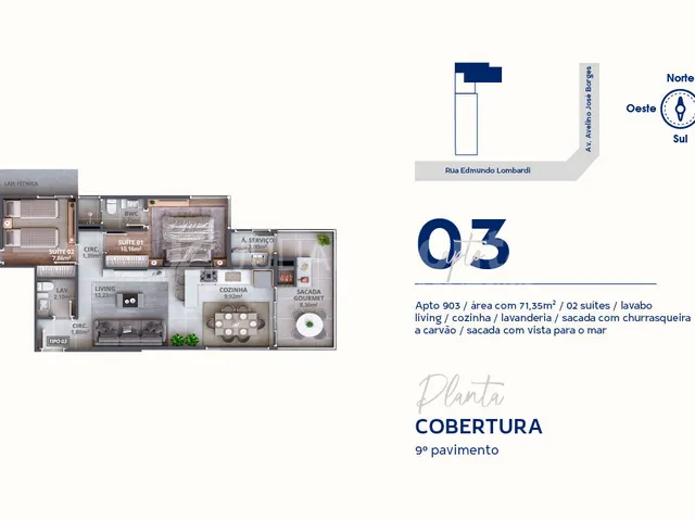 Imagem 15: Apartamento à venda no bairro Tabuleiro - Barra Velha/SC