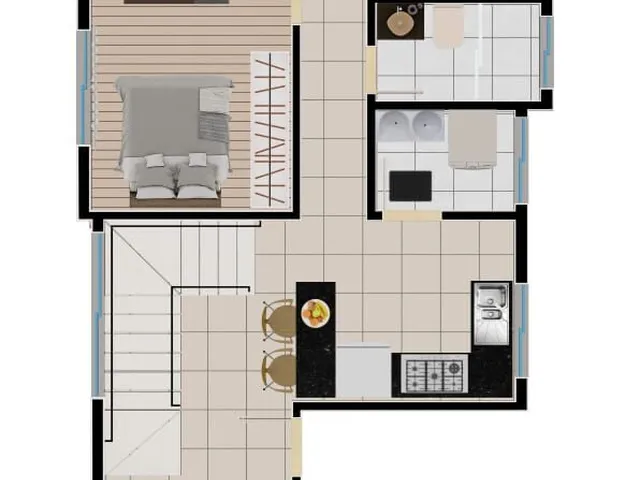 Imagem 8: Apartamento na Planta - Monte Carlo - santa Luzia _Mg