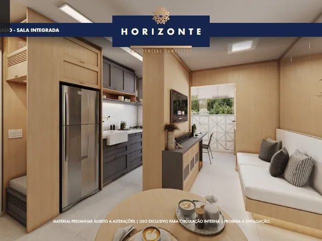 Imagem: Apartamento 44 m² - 2 Dormitórios (1 suíte)