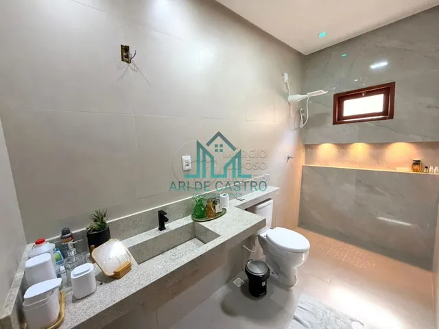 Imagem 2: Casa Nova com 3 Suítes e Varanda Gourmet à venda no Cond. Ilha da...