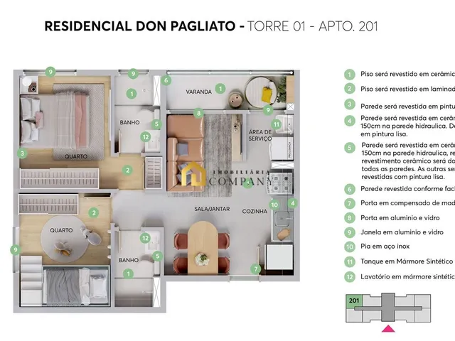 Imagem 8: Ed. Residencial Don Pagliato - Apartamento Padrão À Venda no Residencial Don Pagliato!