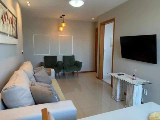 Imagem 3: Apartamento vista mar, 2 quartos, 1 suíte, 60m², andar alto, mobiliado, 2 vagas