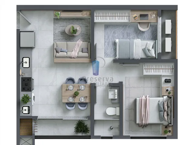 Imagem 7: Apartamento na Planta com Área de Lazer Completa!