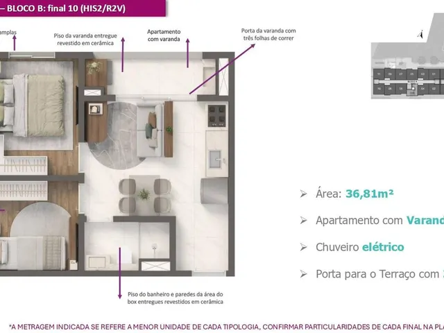 Imagem 8: Vivaz Mooca | Construtora Vivaz | Construção | 31 Metros | 02 Dormitórios