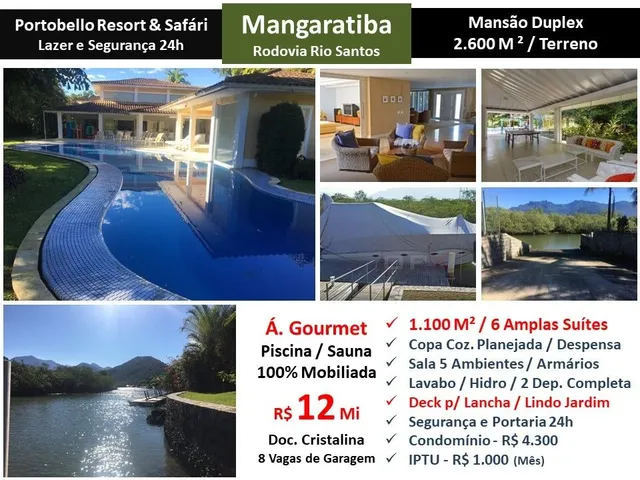 Imagem: Casa Mangaratiba Portobello 1100M²