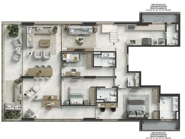 Imagem 6: Cobertura Duplex de Primeira Locação em Ipanema