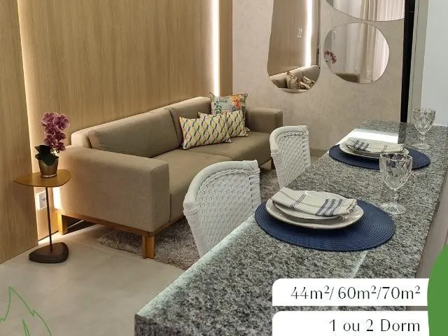 Imagem 2: Apartamento à venda em Cuiabá-MT, Bosque da Saúde: 2 quartos, 1 suíte, 1 sala, 2