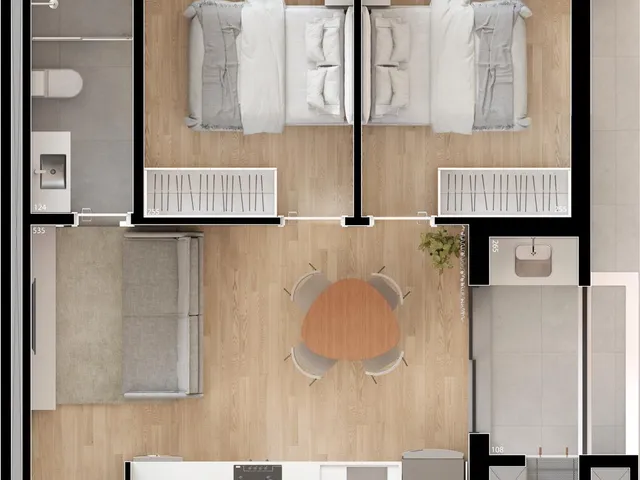 Imagem 15: Studio para Venda em Curitiba / Pr no Bairro Boa Vista