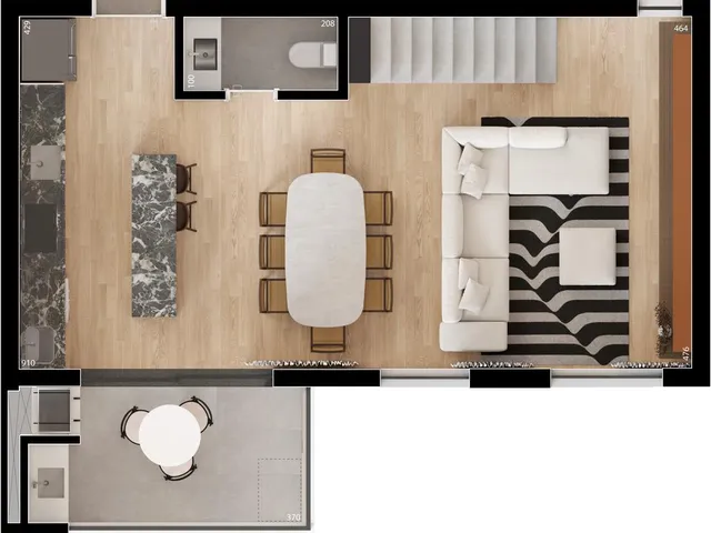 Imagem 3: Apartamento para Venda em Curitiba / PR no bairro Boa Vista
