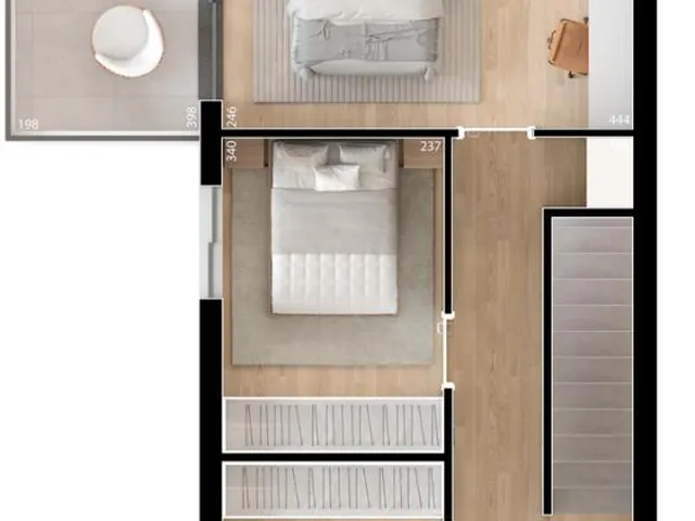 Imagem 2: Apartamento para Venda em Curitiba / PR no bairro Boa Vista