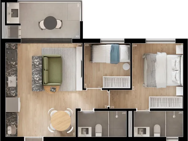 Imagem 12: Apartamento para Venda em Curitiba / PR no bairro Boa Vista