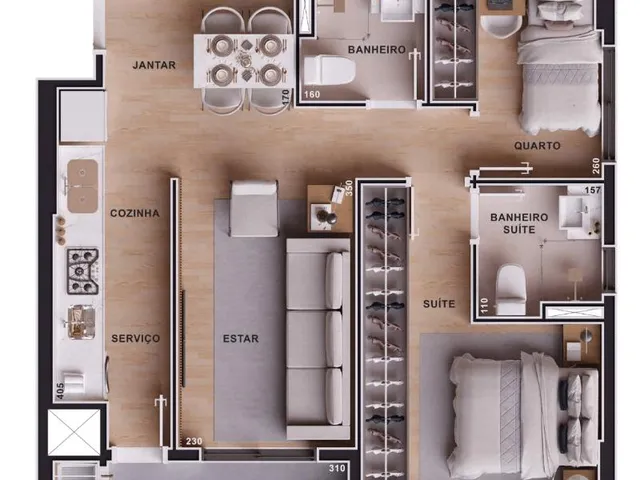 Imagem 7: Apartamento para Venda em Curitiba / PR no bairro Centro