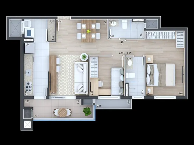 Imagem 13: Apartamento para Venda em Curitiba / PR no bairro Água Verde