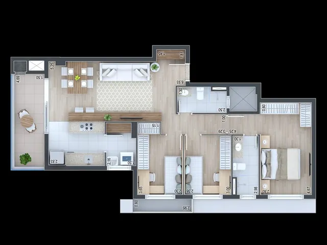 Imagem 5: Apartamento para Venda em Curitiba / PR no bairro Água Verde