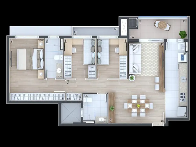Imagem 11: Apartamento para Venda em Curitiba / PR no bairro Água Verde