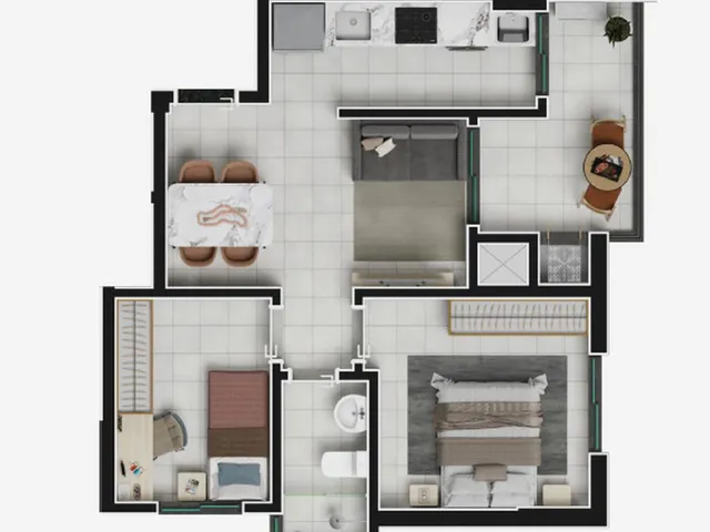 Imagem 6: Apartamento para Venda em Curitiba / PR no bairro Capão Raso