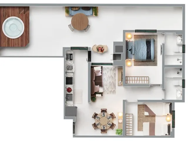 Imagem 3: Apartamento para Venda em Curitiba / PR no bairro Bairro Alto