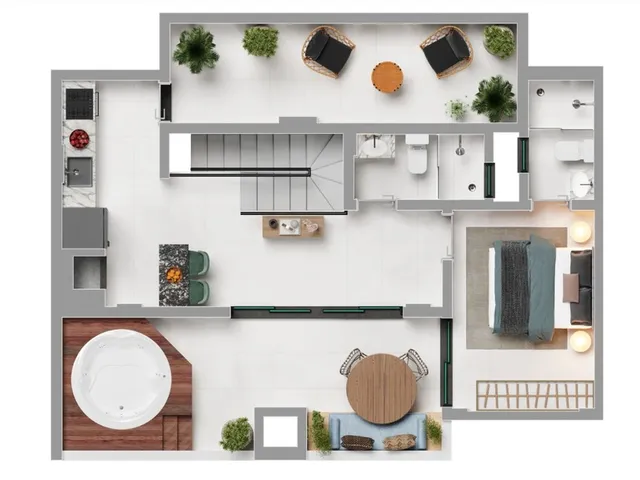 Imagem 12: Apartamento para Venda em Curitiba / PR no bairro Bairro Alto