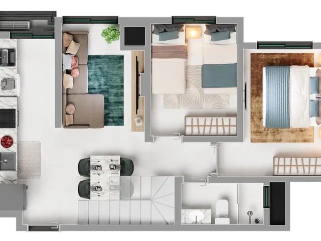 Imagem 2: Apartamento para Venda em Curitiba / PR no bairro Bairro Alto