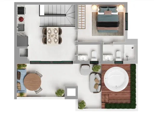 Imagem 6: Apartamento para Venda em Curitiba / PR no bairro Bairro Alto