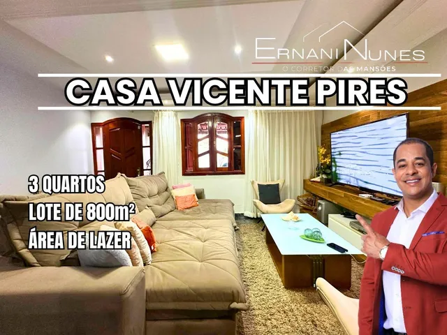 Imagem: Casa Vicente Pires Rua 10 composta por 3