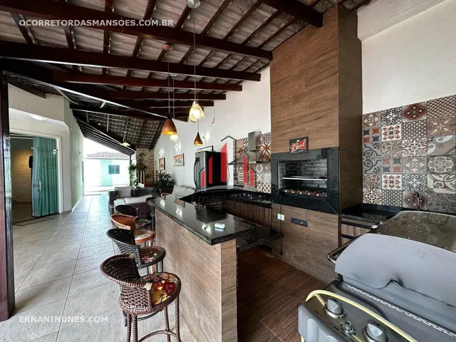 Imagem 6: Casa Vicente Pires composta por 5 Quartos 8 banheiros lote de 831 mt e lazer Aceita