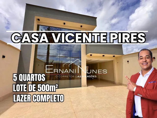 Imagem: Casa Vicente Pires composta por 5 quartos