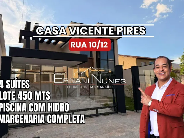 Imagem: CASA VICENTE PIRES RUA 12- 4 SUÍTES- MARCENARIA