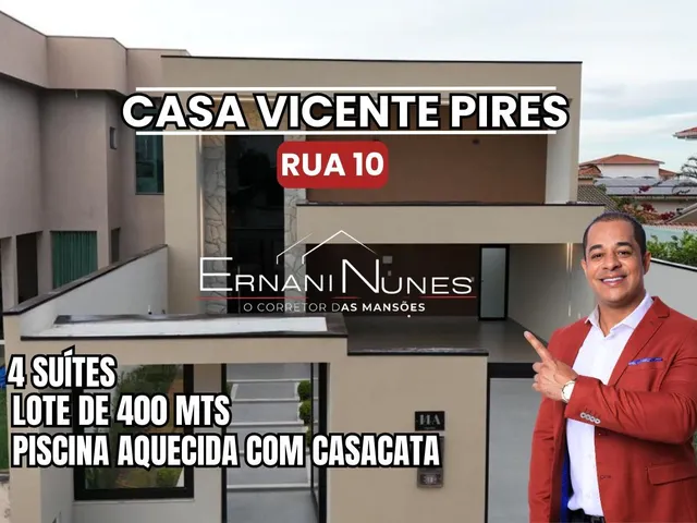 Imagem: VICENTE PIRES RUA 10 4 QUARTOS 4 SUÍTES