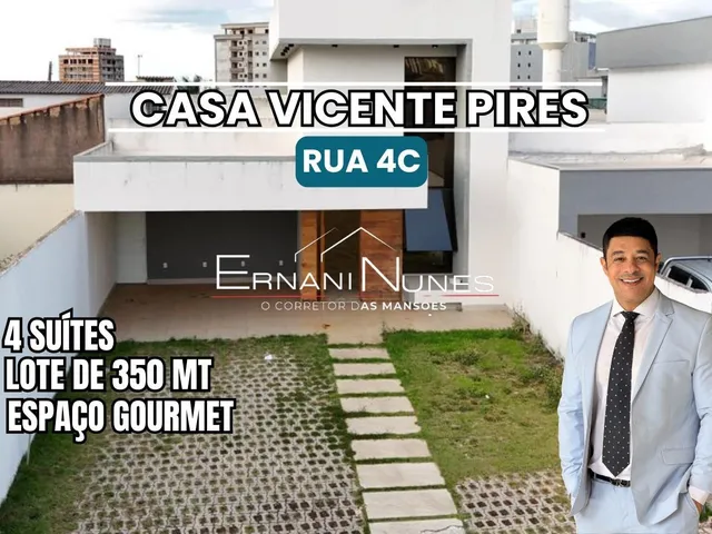 Imagem 10: VICENTE PIRES RUA 4C 4 QUARTOS 4 SUÍTES LAZER ARMARIOS PISCINA