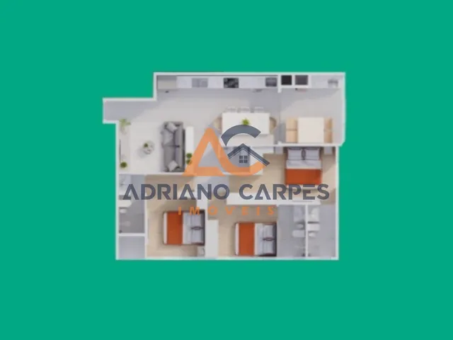 Imagem 2: APARTAMENTO ALTO PADRÃO 3 SUITES QUADRA MAR COM ÁREA DE LAZER GRAVATA-NAVEGANTES