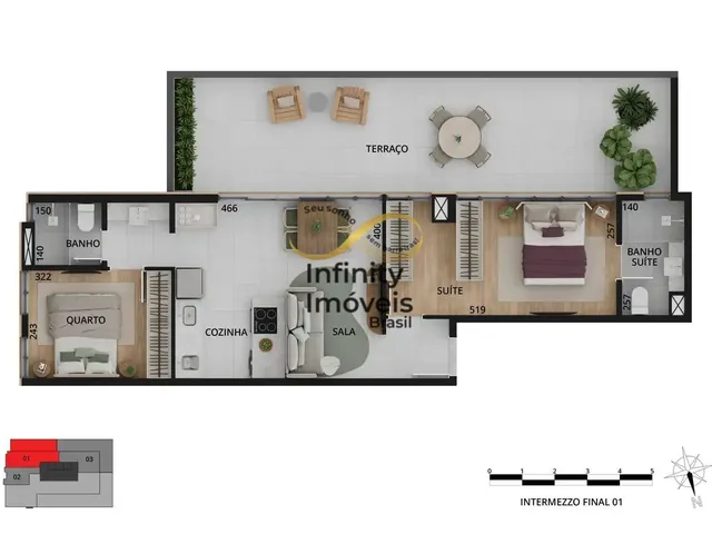 Imagem 13: ALDEA PERNAMBUCO - Apartamento à venda no bairro Savassi - Belo Horizonte/MG