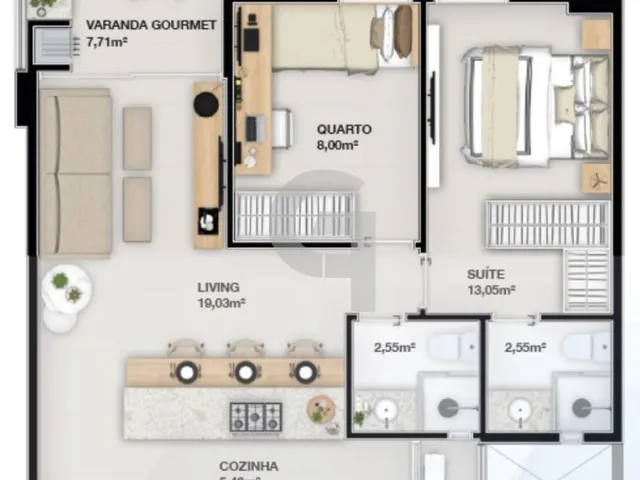 Imagem 8: Apartamento 2 quartos à venda Jaguaribe Ocean Side, Salvador/Ba