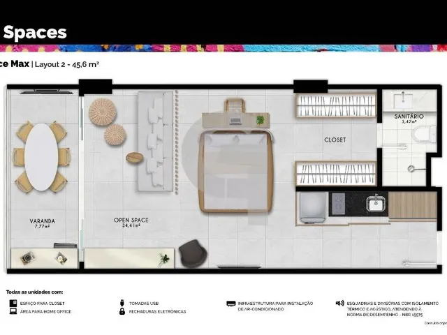 Imagem 16: Studio a partir de 30,25m² no Art Studio Open Spaces em Jardim Armação, Salvador/Ba
