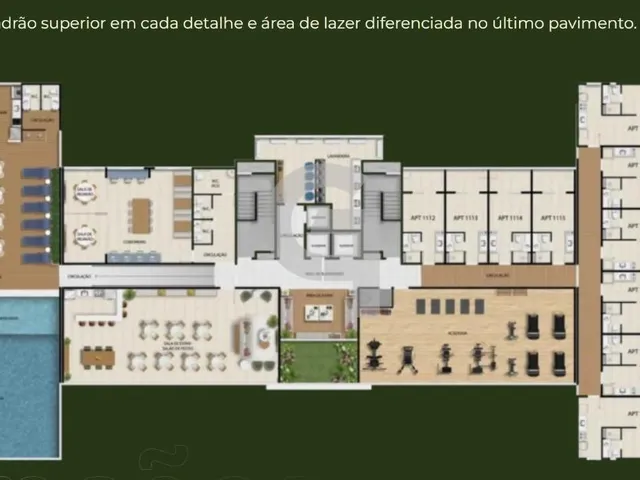 Imagem 8: Apartamento 1 quarto com ventilação cruzada, varanda e vista livre no Smart