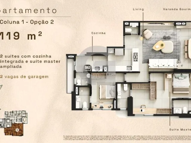 Imagem 13: Elleve Horto. Seu 3 suítes no Horto Florestal com a garantia Moura Dubeux, Salvador/Ba