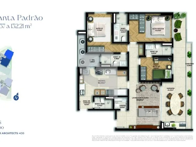 Imagem 15: Apartamento com 3/4 no Nouvelle Blues: o seu novo refúgio de sofisticação em
