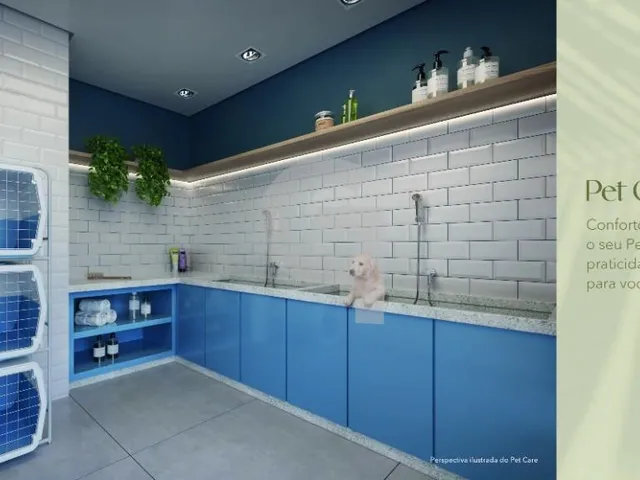 Imagem 9: Apartamento com 2 quartos sendo 1 suíte e beira-mar no Brisa Marina Orla Mood em