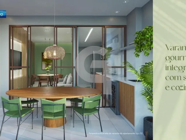 Imagem 7: Apartamento com 2 quartos sendo 1 suíte e beira-mar no Brisa Marina Orla Mood em