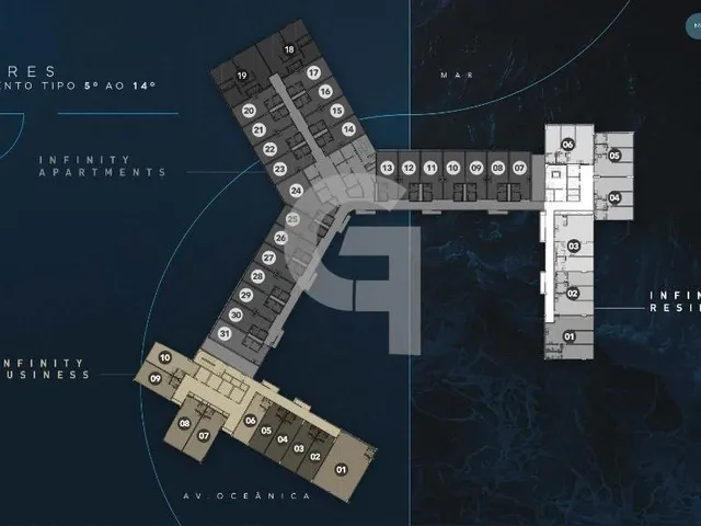 Imagem 5: Apartamento com 1 quarto com a qualidade Moura Dubeux no Infinity Residence em Ondina