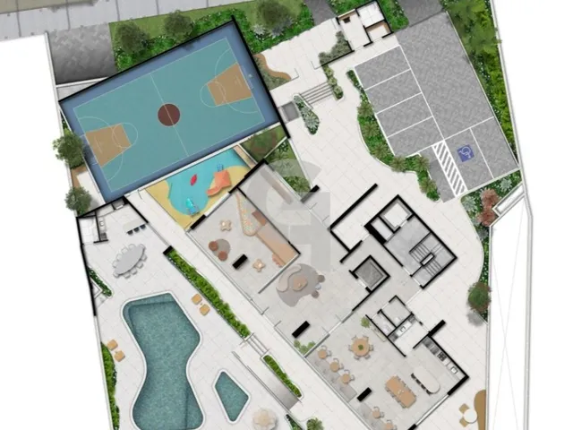 Imagem 15: Apartamento com 4 quartos sendo 2 suítes, varanda gourmet e lazer completo no Dom Horto