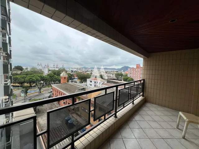 Imagem 1: Apartamento de 1 Dormitório com Varanda e Vista Livre no Embaré - Santos/Sp