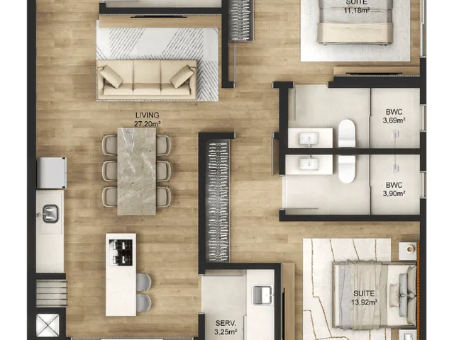 Imagem 10: Apartamento à venda, 2 quartos, 2 vagas, Vila Baependi - Jaraguá do Sul/SC